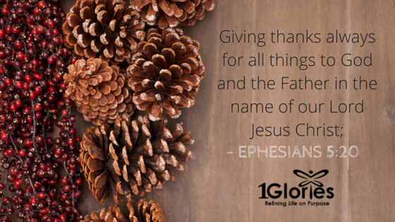 Thankful 15. Here’s Mine, What’s Yours?