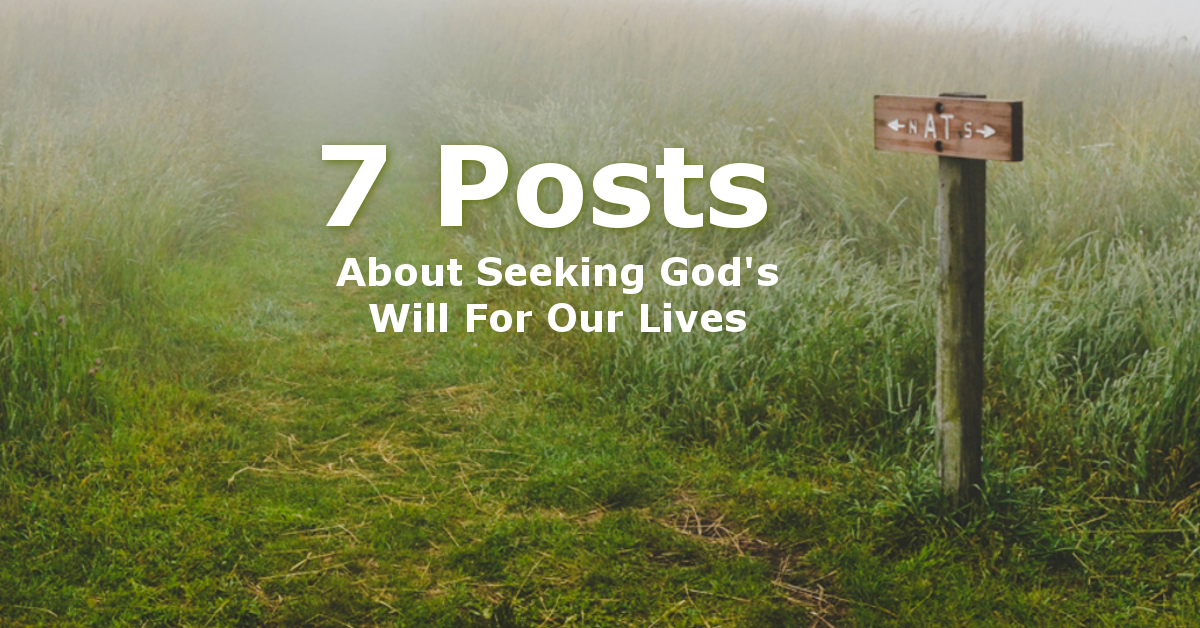 Seeking God’s Will For Our Lives – 7 Posts