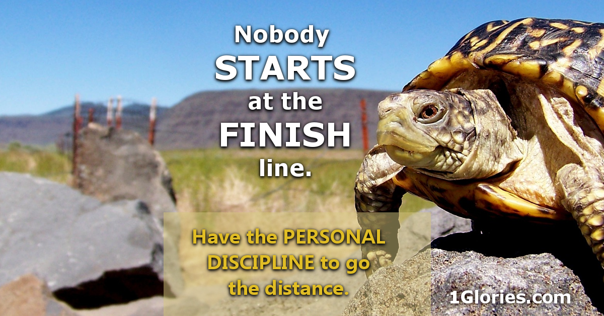Is Your Personal Discipline Strong Enough to go the Distance?