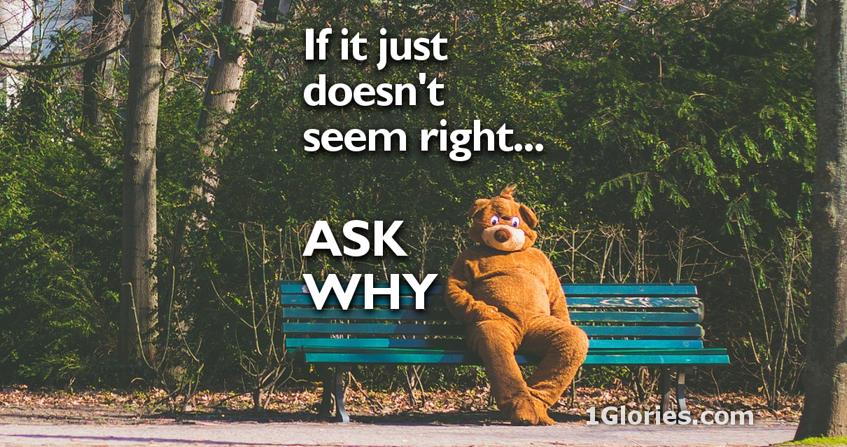 Ask Why When You Find You’re Conflicted